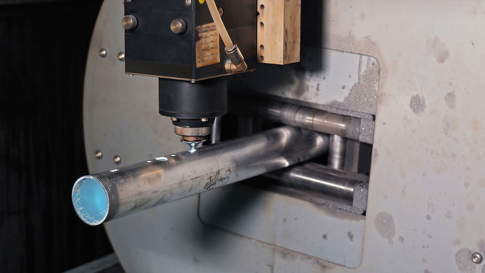 Tube laser cutting